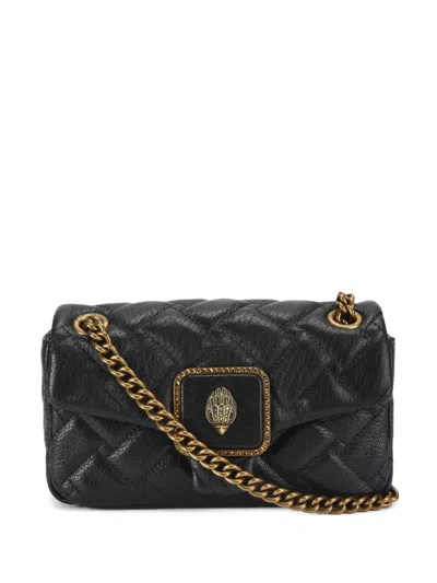 Kurt Geiger Mini Pmlico Quilted Eagle Shoulder Bag In Black