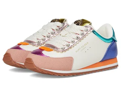 Kurt Geiger Mini Runner (little Kid/big Kid) Girl's Shoes : 5 Big Kid M, Leather In White