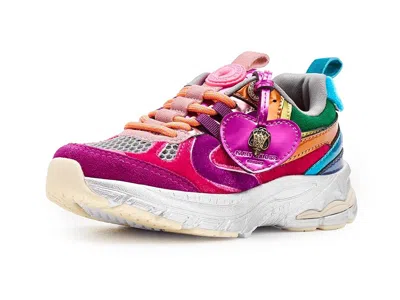 Kurt Geiger Mini Runner (little Kid/big Kid) Girl's Shoes Rainbow : 1 Little Kid M, Leather In Multi