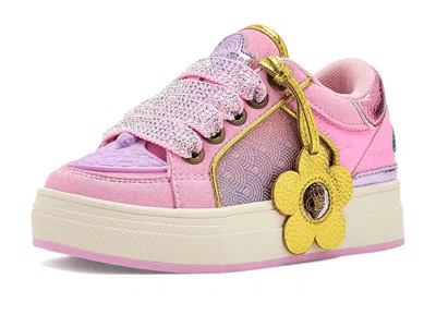 Kurt Geiger Mini Southbank Tag (little Kid/big Kid) Girl's Shoes Pink/neon: 4 Big Kid M