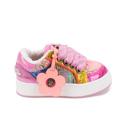 Kurt Geiger Mini Southbank Tag Sneaker - Little Kid In Multi