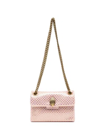 Kurt Geiger Mini Studded Chain Cross Body Bag In Pink