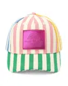 Kurt Geiger London Multicolor Stripe Baseball Hat