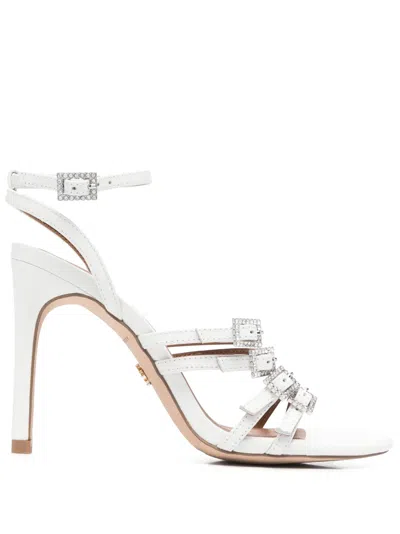 Kurt Geiger Multi-strap 100mm Heeled Sandals In Weiss