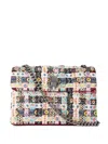 Kurt Geiger Medium Kensington Patchwork Shoulder Bag In Multi
