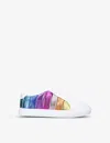 KURT GEIGER MINI LANE STRIPE LEATHER TRAINERS 7-9,55438828