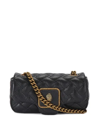 Kurt Geiger Nano Ppmlico Quilted Eagle Cross Body Bag In Black