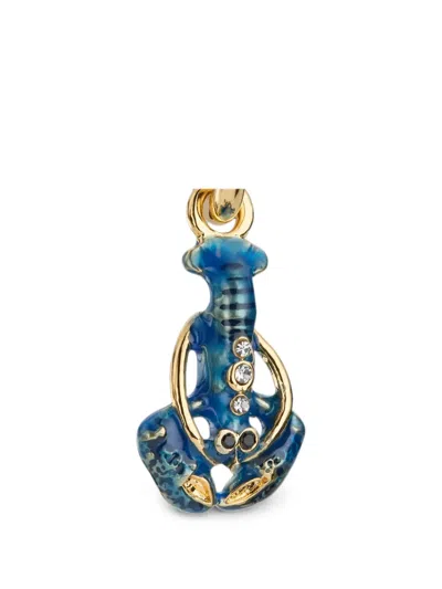 Kurt Geiger Novelty Charm Earrings In Blue