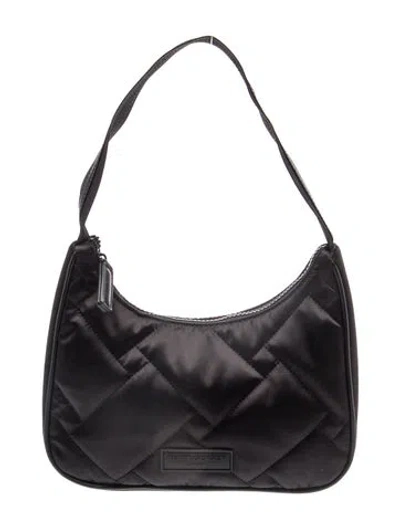Pre-owned Kurt Geiger Nylon Shoulder Bag In Black