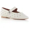 Kurt Geiger Orbit Womens Rhinestone Man Made Flat Shoes In Multi