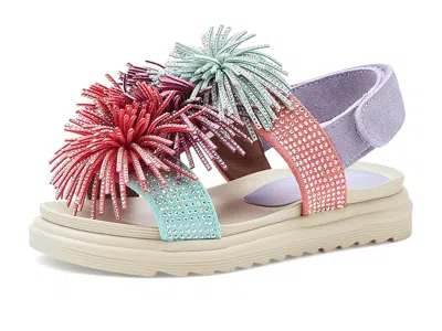 Kurt Geiger Orson Fringe (little Kid/big Kid) Girls Shoes : 13 Little Kid M, Leather In Multi