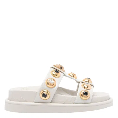 KURT GEIGER ORSON MULTI STUD CASUAL SANDALS