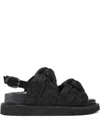 Kurt Geiger Rhinestone Orson Crossover Sandals