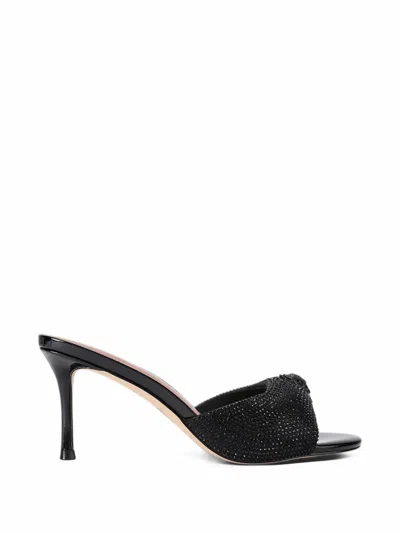 Kurt Geiger Oxford Drench Mule Heel In Black