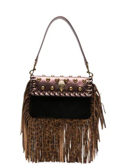 Kurt Geiger Oxford Fringed Shoulder Bag In Pattern