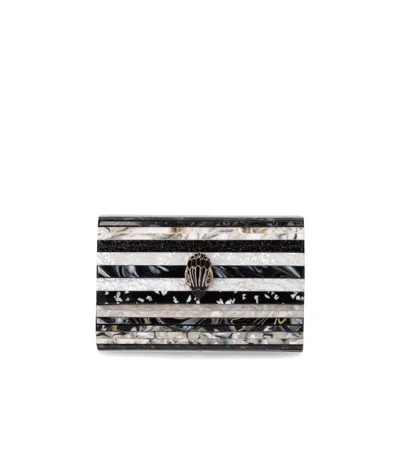 Kurt Geiger Party Eagle Black White Clutch Bag
