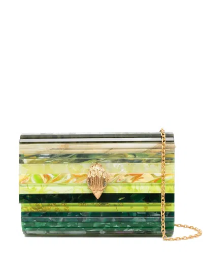 Kurt Geiger Party Eagle Clutch Bag In Gray