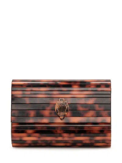 Kurt Geiger Party Eagle Clutch In Brown