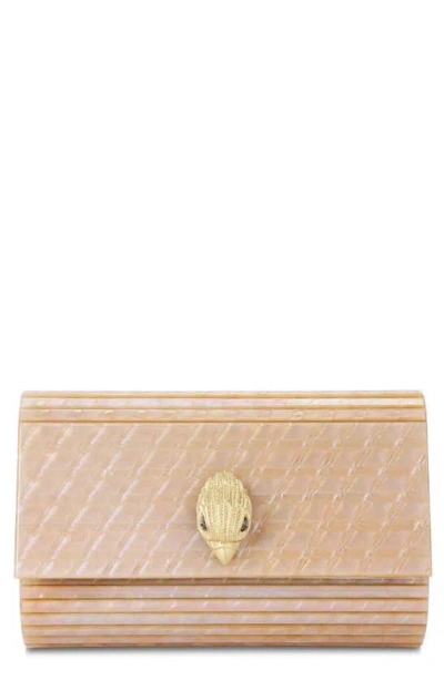 Kurt Geiger Party Eagle Clutch In Brown