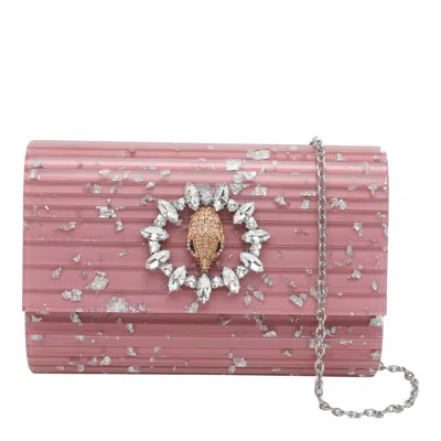 Kurt Geiger Party Eagle Clutch In Pink