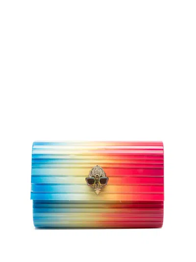 Kurt Geiger Party Eagle Mini Clutch Bag In Blue