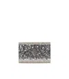 Kurt Geiger Party Eagle Silver Clutch Bag In Silver