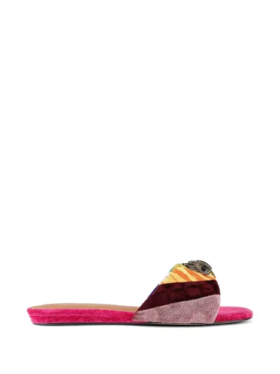 Kurt Geiger Patchwork Sandals In Pink