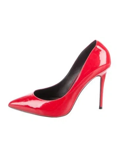 Pre-owned Kurt Geiger Patent Leather Pumps In Red