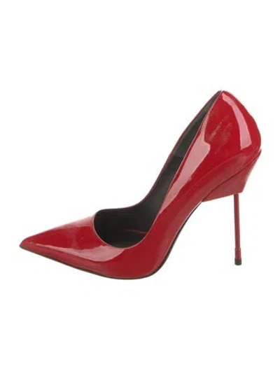 Pre-owned Kurt Geiger Patent Leather Pumps In Red