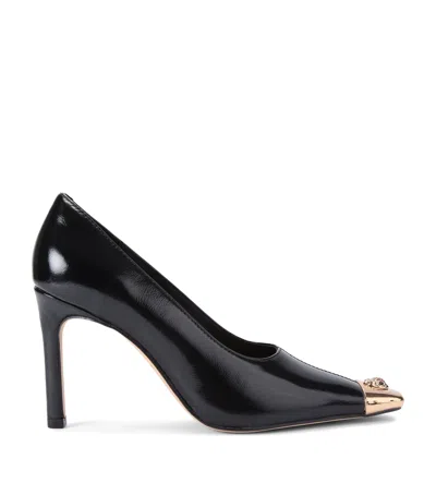 KURT GEIGER PATENT LEATHER REGENT PUMPS 90