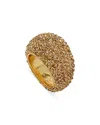 Kurt Geiger Pave Dome Cocktail Ring In Gold