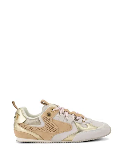 KURT GEIGER PERFORATED PANEL SLIM RUNNER SNEAKERS