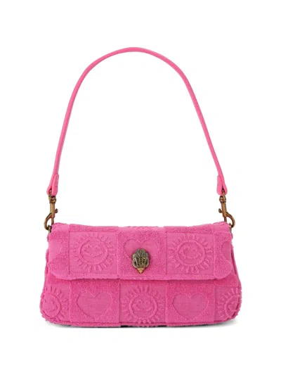 Kurt Geiger Pickle Eagle-head-embellished Shoulder Bag In Pink