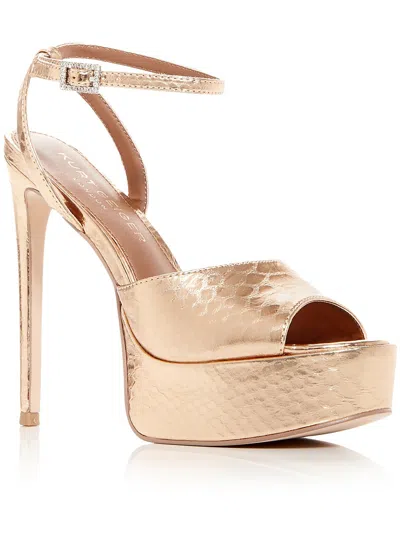 Kurt Geiger Pierra Womens Leather Snake Heels In Multi