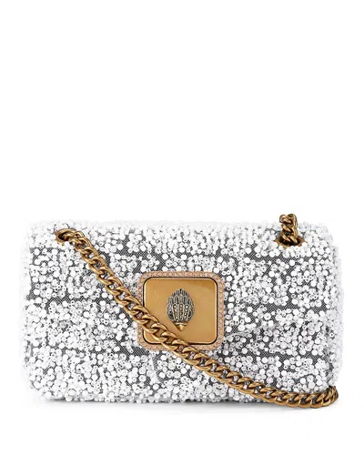 Kurt Geiger Pimlico Mini Beaded Convertible Crossbody In White
