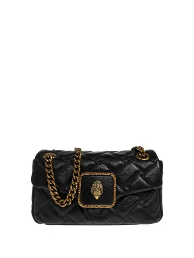 Kurt Geiger Pimlico Quilted Chain Mini Shoulder Bag In Black