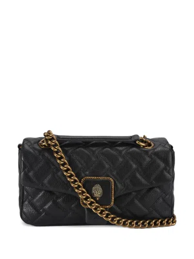 Kurt Geiger Pimlico Quilted Eagle Cross Body Bag In Black