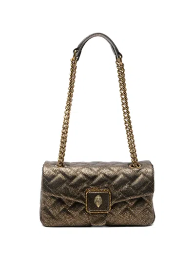 Kurt Geiger Pimlico Quilted Shoulder Bag In Gold