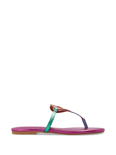 Kurt Geiger 커트 하트 플랫 샌들 In Pink