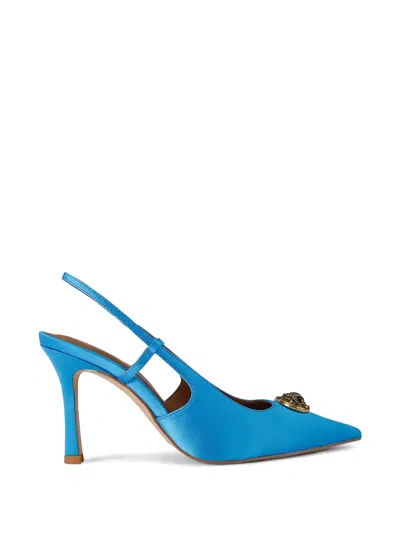 Kurt Geiger Plaque Sling-back Pumps In Blue