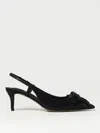 Kurt Geiger Belgravia Womens Pointed Toe Bow Slingback Heels In Schwarz