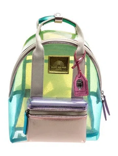Pre-owned Kurt Geiger Pvc Backpack In Multicolor