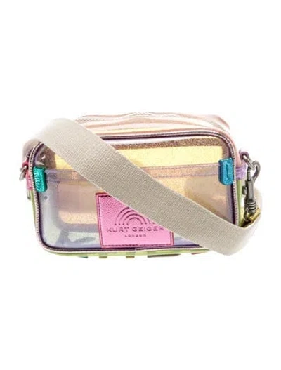 Pre-owned Kurt Geiger Pvc Crossbody Bag In Neutral
