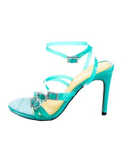 Pre-owned Kurt Geiger Pvc Sandals In Blue