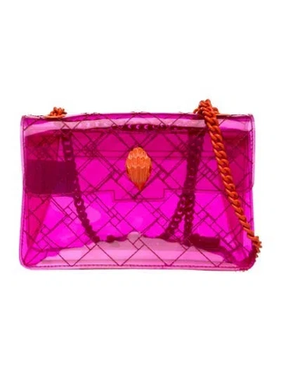 Pre-owned Kurt Geiger Pvc Shoulder Bag In Pink