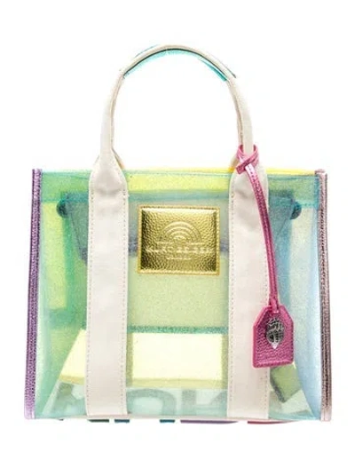 Pre-owned Kurt Geiger Pvc Top Handle Bag In Multicolor