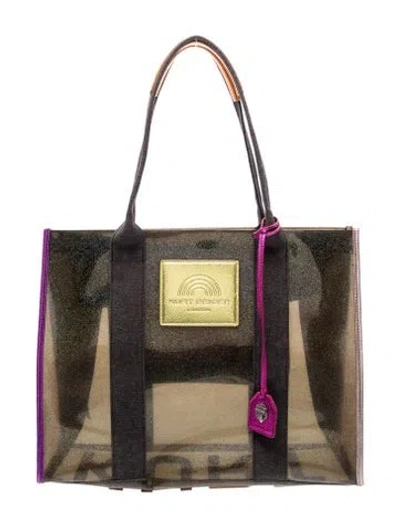 Pre-owned Kurt Geiger Pvc Tote In Multi