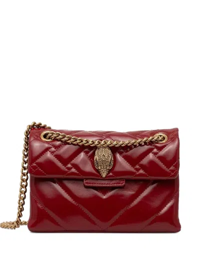 Kurt Geiger Quilted Chain Mini Bag In Red