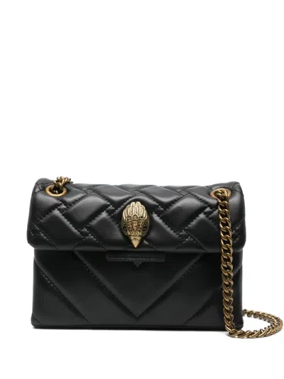 Kurt Geiger Quilted Chain-strap Shoulder Bag In Black