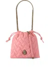 Kurt Geiger Quilted Chain-strap Shoulder Bag In Pink